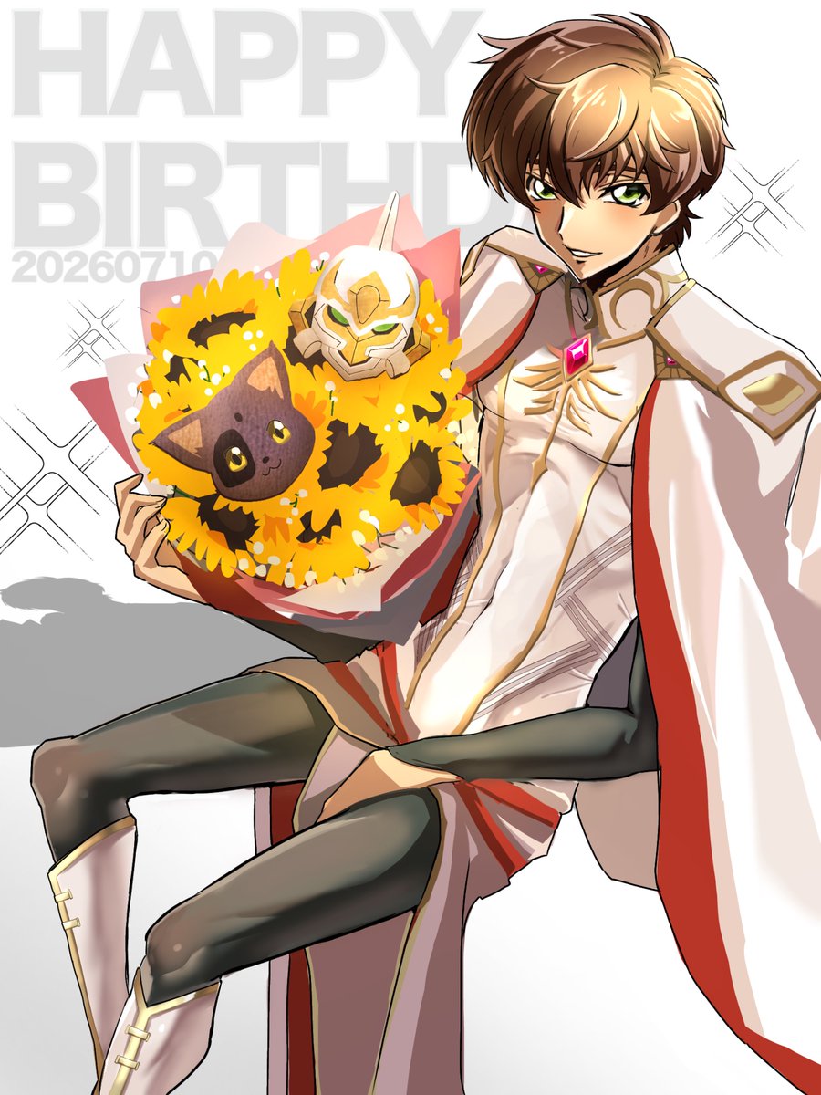 m_0eg2's tweet photo. スザク誕生日おめでとう！
#枢木スザク生誕祭2026 https://t.co/zxiyWd5XTN