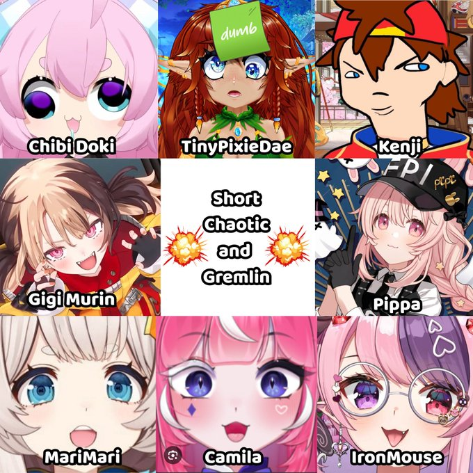 im_Zendayaa's tweet photo. Who's your favorite smol gremlin vtuber? https://t.co/16gCmjlzOj