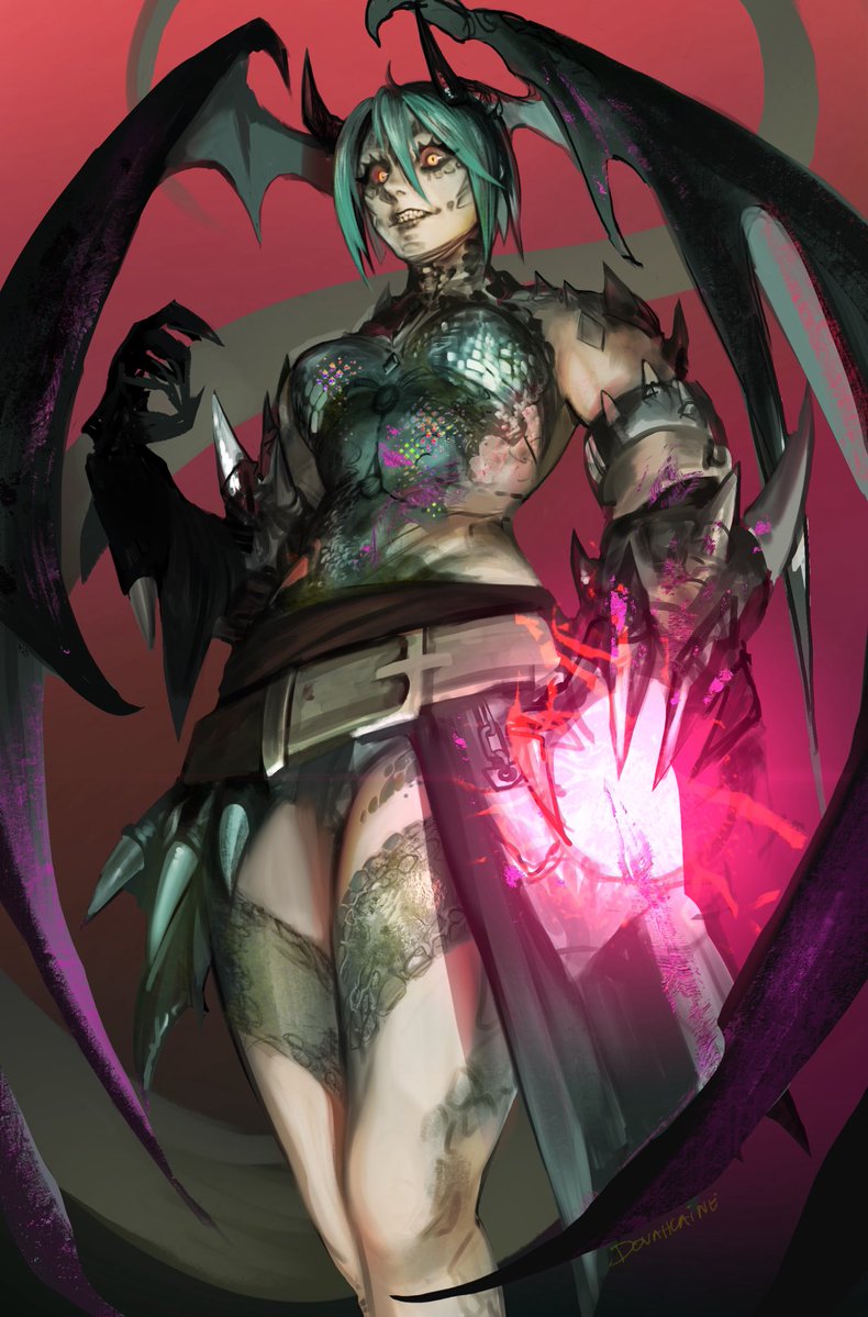 dovahcaine's tweet photo. i don’t think i can finish this dragon miku so here u go https://t.co/ogBSaRmCHd