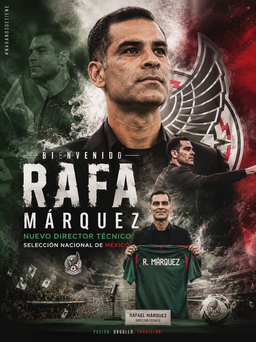 BalonerosSport's tweet photo. 📷| OFICIAL | RAFA MARQUEZ ES NUEVO DIRECTOR TECNICO DE LA SELECCION MEXICANA!! https://t.co/TvMIjxO424