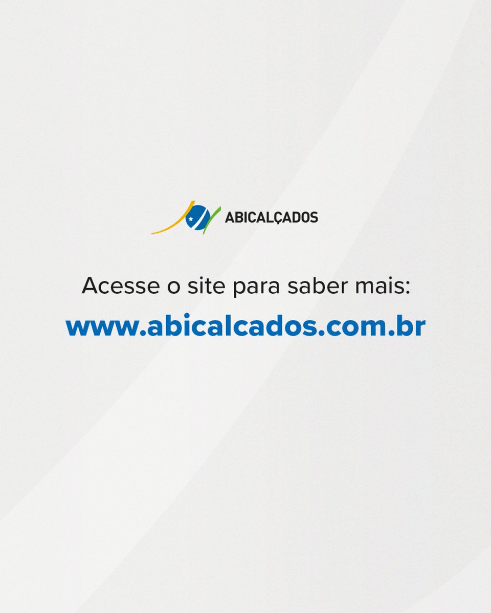 abicalcados's tweet photo. Associe-se à Abicalçados: https://t.co/ybhigMEwQ2 https://t.co/sx6kRISXit