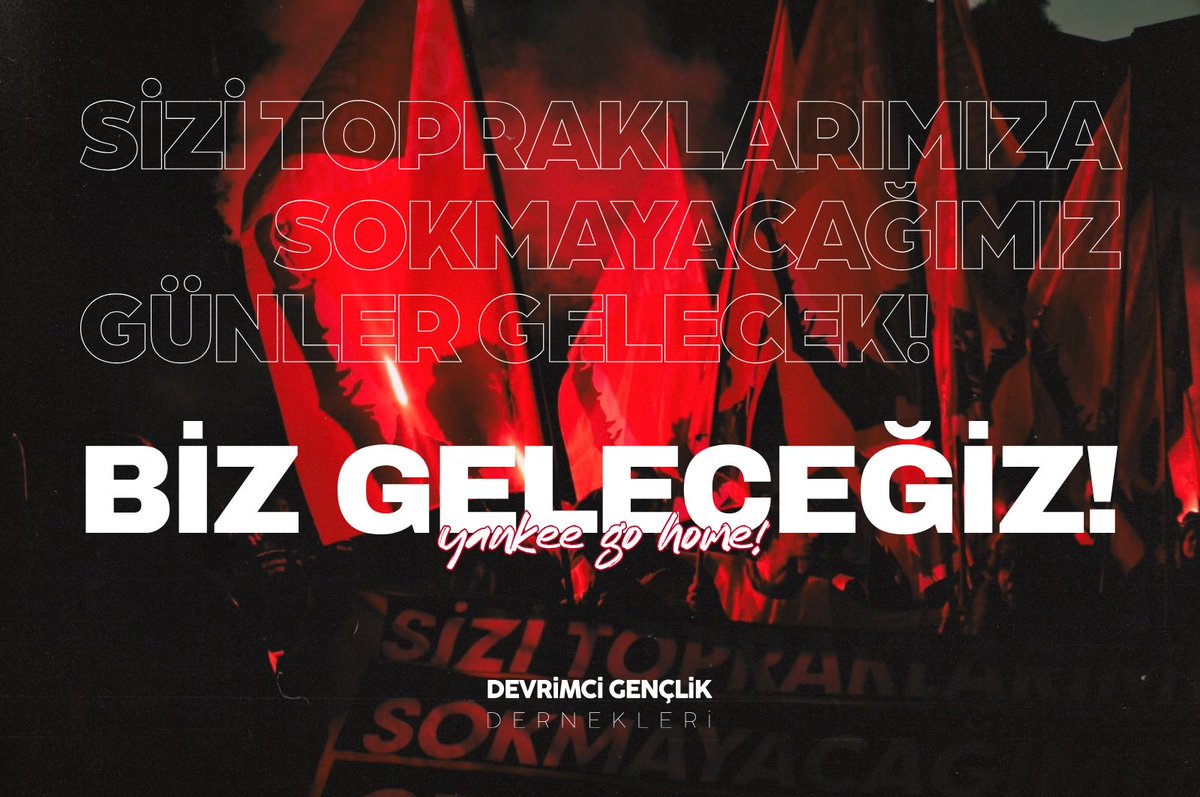 istDGDernek66's tweet photo. İstanbul’da 5 Temmuz sabahı gözaltına alınan 43 yoldaşımızdan 33’ü tutuklamaya sevk edilmişti. Tutuklamaya sevk edilen yoldaşlarımızdan aralarında Danışma Kurulu üyemiz Berkay Ustabaş ve Genel Sekreterimiz Zeynep Büşra Islak’ın da bulunduğu 25’i tutuklandı. 

NATO gelecek diye bu ülkenin onurlu gençlerini tutuklayanlar bilsinler ki bir milim dahi geri adım atmayacağız. Dışarıda tek bir kişi kalsak dahi emperyalistlerin işbirlikçilerin üzerine yürümeye devam edeceğiz. NATO düşmanımızdır. ABD düşmanımızdır. İşbirlikçiler düşmanımızdır. 

Kimseyi geride bırakmak yok. Yoldaşlarımızı alacağız ve daha kararlı, daha güçlü şekilde bu ablukayı dağıtacağız. Bize gücünüz yetmez!