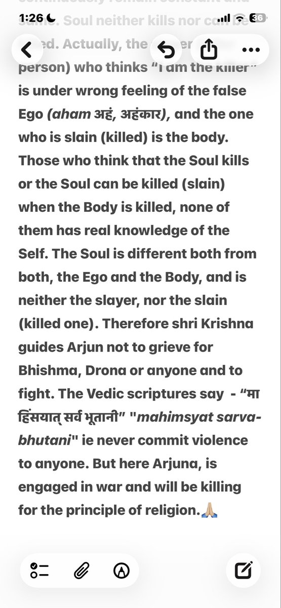 vijaydevji's tweet photo. #Bhagavad #Gita 
#BhagavadGita 
2.19
Jay Shri Krishna 🙏🏼 https://t.co/EINQj0FOwp