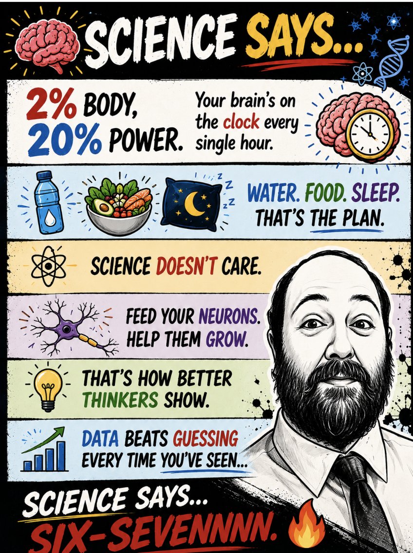sixsevenedu's tweet photo. Science Says....#Science #STEM #BrainFacts https://t.co/AnUDcpo04k