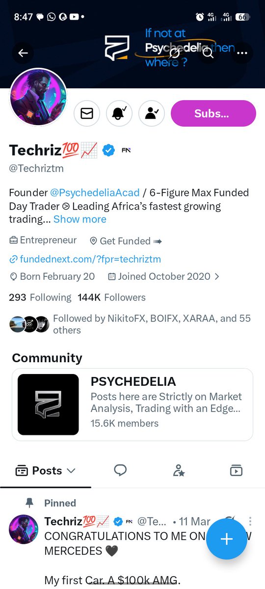 PrinceKen4190's tweet photo. @Techriztm @PsychedeliaAcad @FundedNext @TraderHadesh Done Boss https://t.co/26OuQktUrR