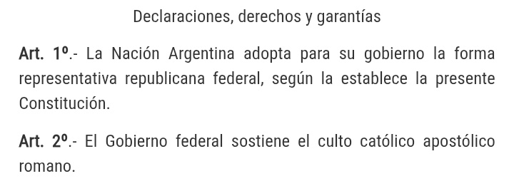 hombrejingle's tweet photo. @Hipona_ Art. 2 de la Constitución Nacional.
Argentina es un país católico, y la Virgen del Luján nuestra Patrona. https://t.co/eP6B04jy5v