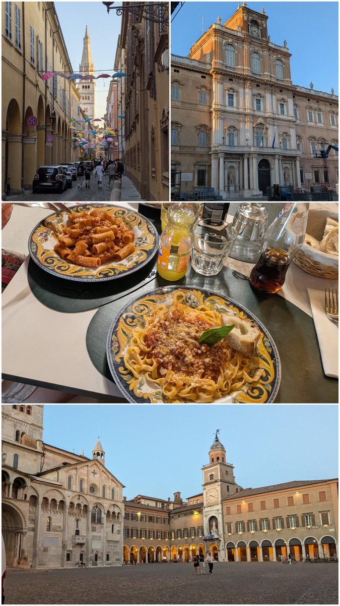 RCStechfaculty's tweet photo. Huge dinner followed by a stroll around Modena ☂️🌄 @RCS_Trips https://t.co/Ec8cvL96gc