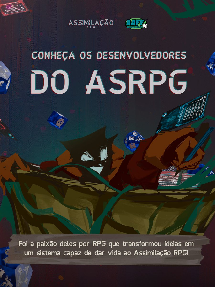 AssimilacaoRPG's tweet photo. A indicação ao Goblin de Ouro na categoria Melhor Coesão de Regras é o reconhecimento do trabalho de uma equipe que dedicou incontáveis horas para criar um sistema sólido, equilibrado e capaz de dar ao Assimilação RPG.  

Nosso muito obrigado a todos! Nada disso seria possível sem a dedicação de vocês na construção desse sistema e sem o apoio de toda a comunidade que caminha ao nosso lado. 

 #AssimilaçãoRPG #ASRPG