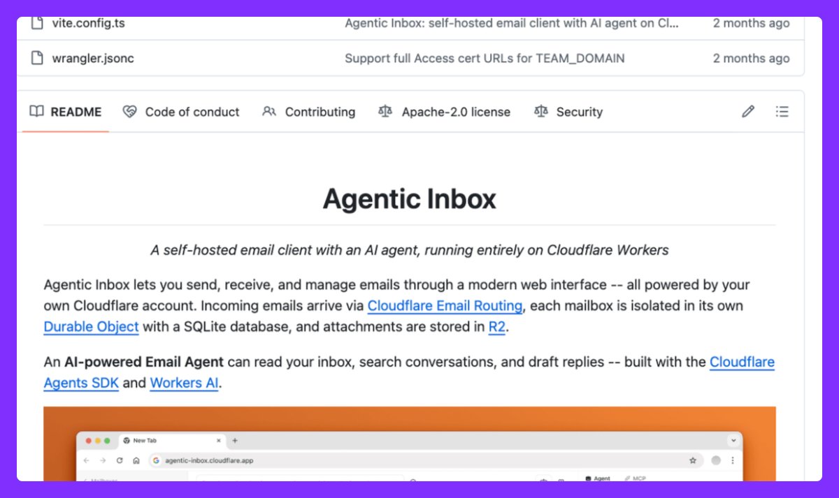 DivyanshT91162's tweet photo. 10 GitHub repos that automate real work while you sleep in 2026.

Bookmark this list.

1. OpenHands
   Autonomous coding agent. 76,500+ stars. Used by engineers at Apple, Google, Amazon, Netflix, and NVIDIA.
   Repo → https://t.co/neTNrNWXGq

2. Hermes Agent
   Nous Research dropped this in February. 191,000+ stars in three months. Self-improving personal AI.
   Repo → https://t.co/yNA6lxPWRB

3. CrewAI
   Multi-agent workflows that ship real work. Used by 60% of Fortune 500.
   Repo → https://t.co/kcpPo5hJ3K

4. Aider
   AI pair programmer in your terminal. Auto-commits clean diffs. Indie devs ship faster with it.
   Repo → https://t.co/9kUXJqtoS3

5. n8n
   Open-source Zapier. 400+ integrations. Self-hosted workflows that run forever without subscription fees.
   Repo → https://t.co/yMQp32hMKm

6. LangGraph
   The orchestration backbone behind many production AI agents.
   Repo → https://t.co/YUoJouFV4U

7. Cloudflare Agentic Inbox
   Self-hosted email client with a built-in AI agent that reads your inbox and drafts replies.
   Repo → https://t.co/cICP6JwMLQ

8. Browser Use
   98,000+ stars. Agents navigate the web, fill forms, scrape data, and book meetings.
   Repo → https://t.co/kqvG8Svs9b

9. awesome-mcp-servers
   The catalog of tools your AI agent can plug into—GitHub, Slack, Linear, Stripe, Postgres, Notion, and more.
   Repo → https://t.co/KgjewkwhCh

10. claude-task-master
    Multi-agent task orchestration on top of Claude Code. Turn one prompt into a team shipping a feature while you sleep.
    Repo → https://t.co/IVKDQeTvz4

Save this.

100% free. 100% open source.