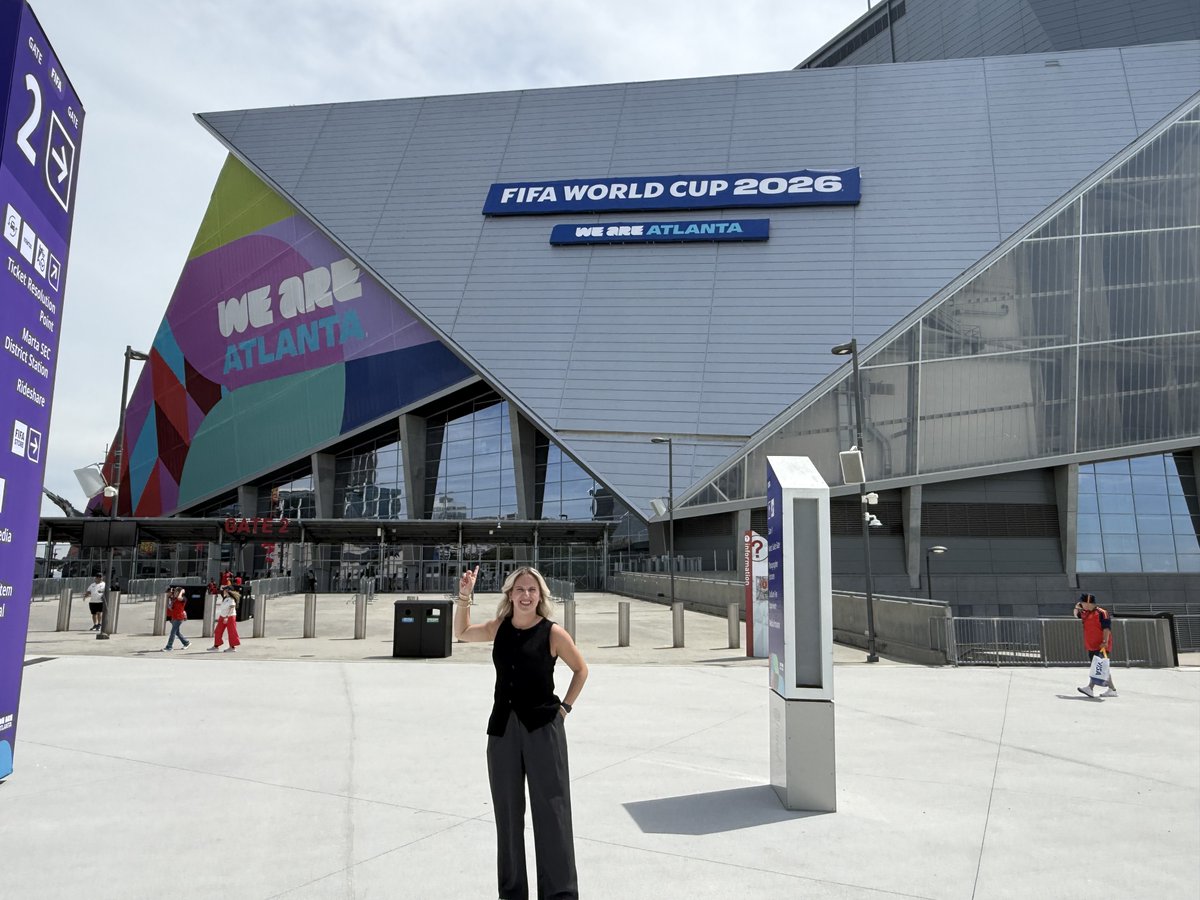 kennesawstate's tweet photo. The World Cup is in full swing and KSU alum Maddie Crews has been a mainstay on @soccerdownhere and @929TheGame during the entire tournament! Read about Crews' coverage of the World Cup and how she got her broadcasting start at KSU at the link below!

🔗: https://t.co/DXzlyGBO2W https://t.co/cF3ZtlSI4G
