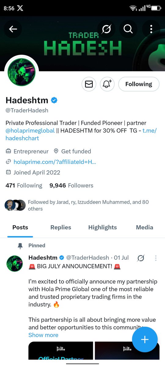 Allrounderr02's tweet photo. @Techriztm @PsychedeliaAcad @FundedNext @TraderHadesh Done boss https://t.co/shLZ2nXuha