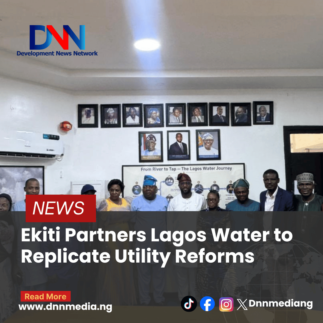 DNNRadioNews's tweet photo. Scaling success! Ekiti State is partnering with the Lagos Water Corporation to replicate utility reforms and improve water access. 
Read more: 🔗 https://t.co/LiPhsYsjTr 

@Lagoswater @followlasg #WaterReform 

#Development #Infrastructure #dnnmedia #DevNewsNG https://t.co/iEuZtwL9ew