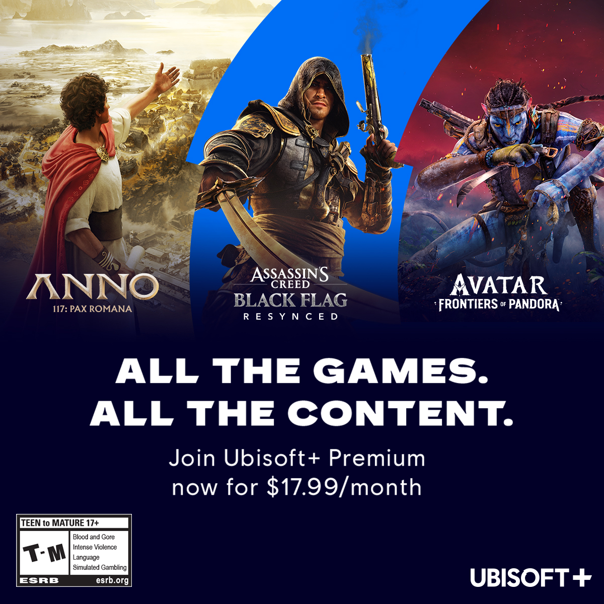 Ubisoft's tweet photo. Explore the growing Ubisoft+ catalog, including premium editions, Day 1 releases and more.