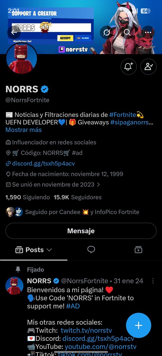 GxldeGio's tweet photo. @InfoFortniteES @NorrsFortnite Listo https://t.co/S0kuRcA4fS
