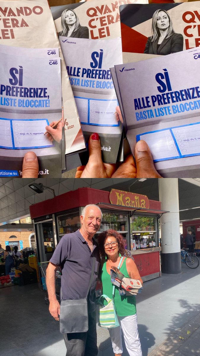 raffaellapaita's tweet photo. Genova, Sestri Levante, Savona, La Spezia, Sarzana e Sanremo.
Oggi Italia Viva Liguria è stata presente in tutte le città per incontrare i cittadini, ascoltare le loro preoccupazioni e distribuire i volantini della campagna “Qvando c’era lei”, per denunciare il malgoverno di Giorgia Meloni e il caro vita che continua a mettere in difficoltà le famiglie e le imprese italiane.
Abbiamo anche raccolto firme per la petizione per reintrodurre le preferenze nella legge elettorale, perché i cittadini devono poter scegliere i propri rappresentanti.
Un grazie di cuore a tutti i volontari che hanno dedicato tempo ed energie e a tutte le persone che si sono fermate a parlare con noi e a firmare.