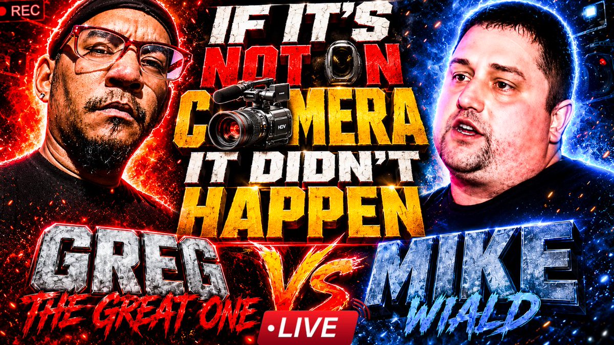 GregTheHatedOne's tweet photo. @metaphormessiah @MikeWiald it’s going down! Tomorrow night on Danny Myers’ YouTube channel! https://t.co/GqV09smLIi