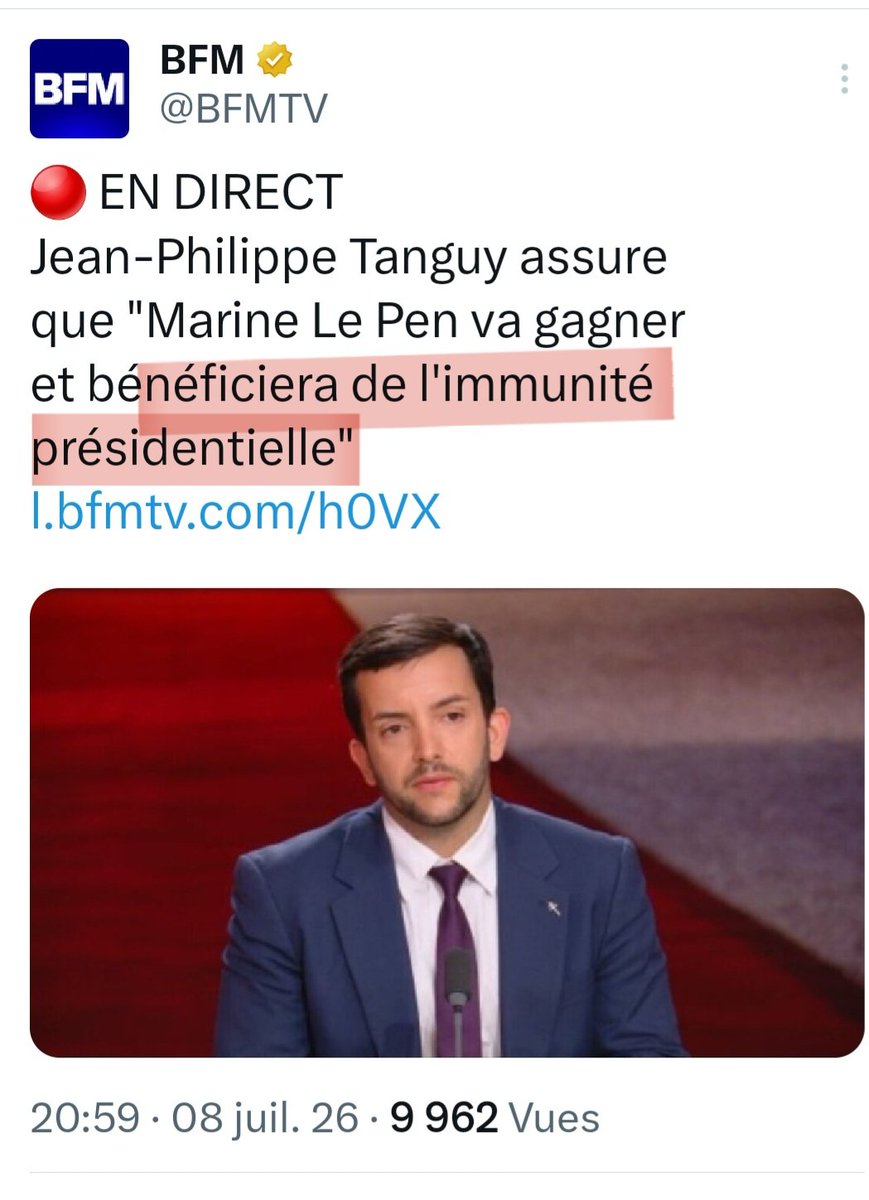 Margotte57000's tweet photo. Voilà,  ça, c' est dit !
La #France et les français,  c' est secondaire pour #MLP ! https://t.co/nHsFJDomKD