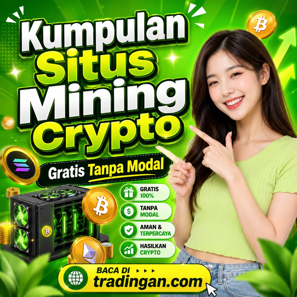 tradingans's tweet photo. #Tradingan – Apa bisa sih #Mining #Crypto Gratis Tanpa Modal untuk dapetin #Bitcoin dan #kripto lainnya secara #gratis tanpa harus keluar #modal?
Di tengah maraknya #investasi kripto dan makin banyaknya #situs yang janji #cuan #instan,
wajar banget kalau kamu curiga mana yang beneran ngasih #reward #legal, dan mana yang cuma kedok #scam.
Baca selengkapnya di: https://t.co/bPcD8Tog25