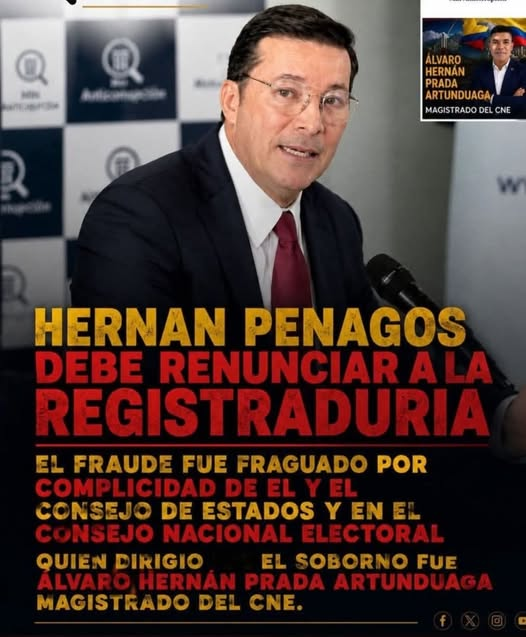 XPost1A's tweet photo. Este peligroso criminal debería estar preso por robarle las elecciones al doctor Iván Cepeda. https://t.co/V6OGi32VeE