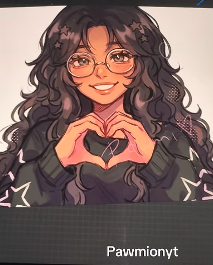 Unknown_RHx's tweet photo. she turned off replies so I'll be asking here!

hey Pawmi, i'm a professional artist who studied art. 
i still am a little sceptical of your speedpaint given how the flow feels unnatural. however something more important is how is it that these 2 drawings line up perfectly 1/3 https://t.co/X6iPwSORce