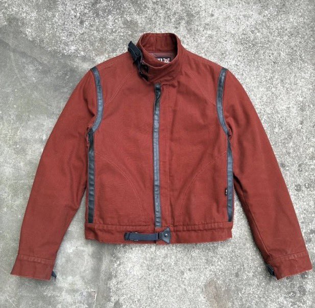 bauvkin's tweet photo. early 2000s jean paul gaultier jeans biker denim jacket https://t.co/k584COgtGy