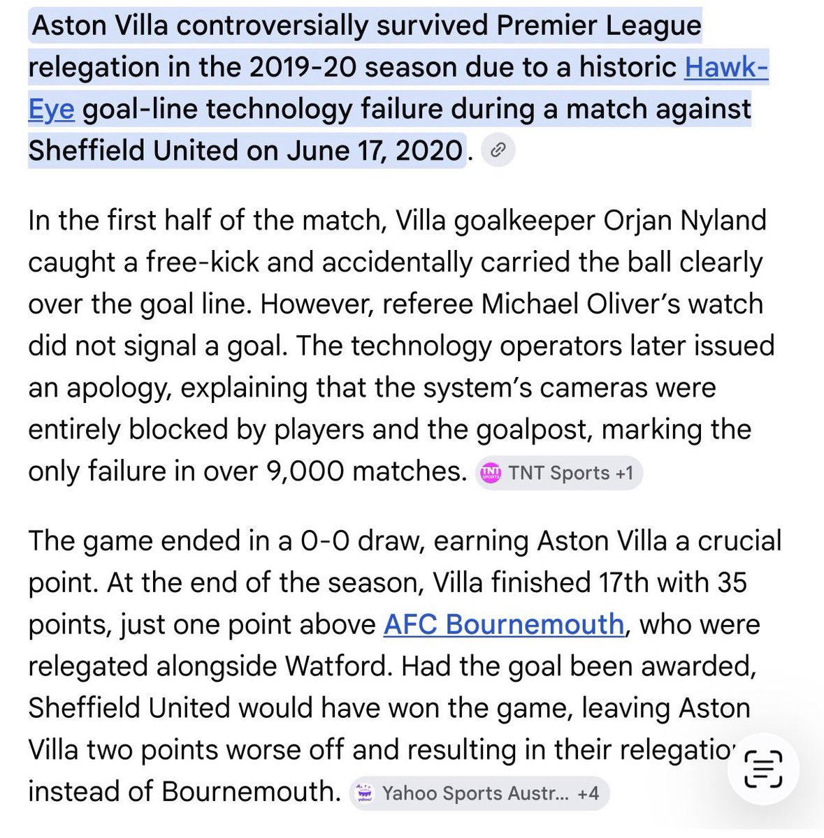 billyhayden's tweet photo. @Martin_Buhagiar @BenAVFC1874 Not only did they get relegated once, it’s should have been twice! #shortmemories https://t.co/DswXfs9iiD