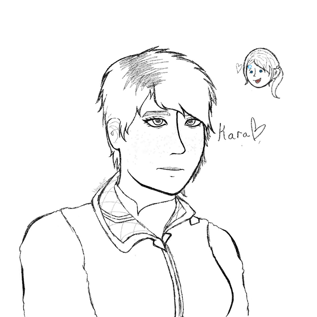 Blooodbat's tweet photo. Procreate Kara test !!!
#detroitbecomehuman #dbh #dbhtwt https://t.co/6BVVPvbFO9
