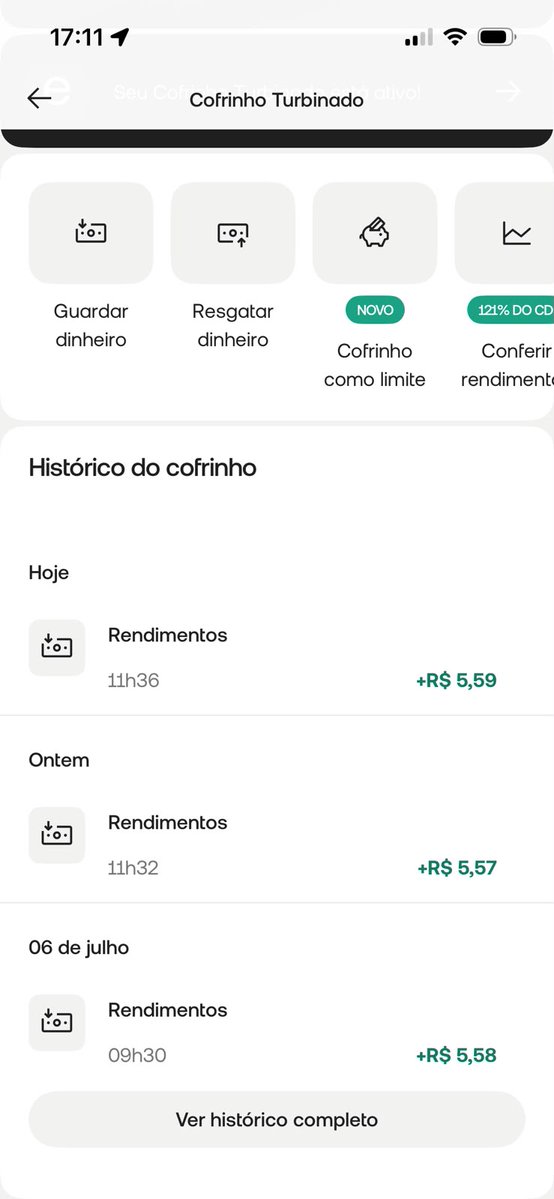 ratotolol's tweet photo. Desde que comecei a trabalhar eu tento sempre guardar o máximo de dinheiro possível. Ajudo em casa, pago as contas e gasto o mínimo comigo.

Depois de alguns anos juntando, hj o que tenho rende algo próximo dos R$23,50 por dia

É muito? Depende do ponto de vista. Mas tô feliz 🐀 https://t.co/ucD5zb1gO9
