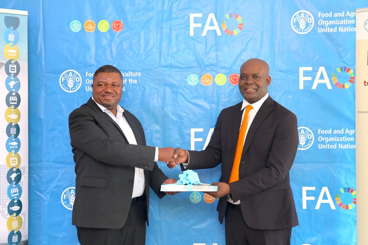 FAOZambia's tweet photo. 🚨Strengthening Action Against #GBV

🇿🇲@FAO handed over the #FISH4ACP report to the Govt of Zambia on drivers of #GBV in Lake Tanganyika kapenta communities.

#FISH4ACP is Funded by @EU_Partnerships  &amp; @BMZ_Bund, implemented with @PressACP 
 
Download: https://t.co/Fuo4WhrJpV https://t.co/IjYULjCxQ8