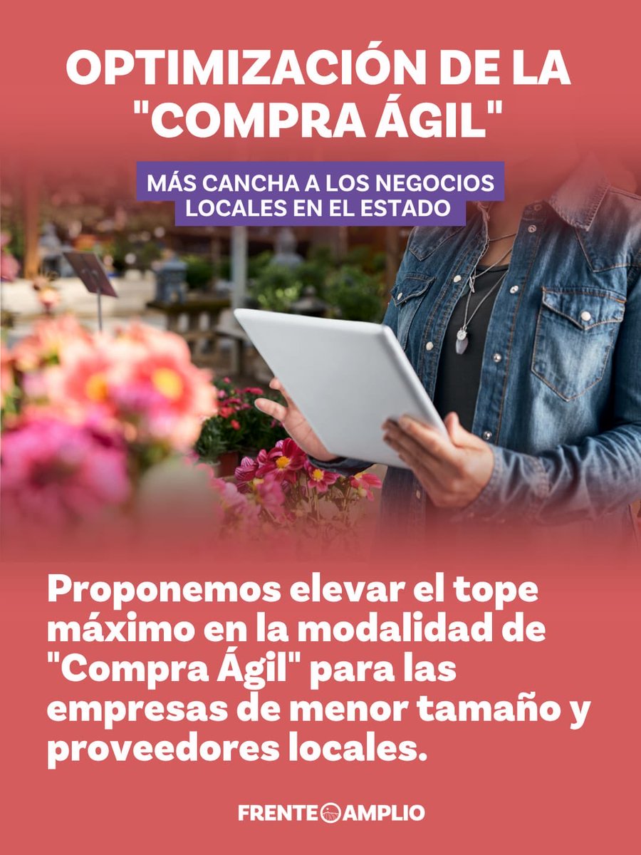 labeasanchez's tweet photo. Las micro y pequeñas empresas no pueden quedar fuera de la reforma tributaria del gbno. Ellas generan 6,4 millones de empleos, esto es aprox. el 60% de empleos formales del país. Por ello desde el FA presentamos 4 indicaciones para integrar a las MiPymes a la discusión. https://t.co/jUnueBYwoG