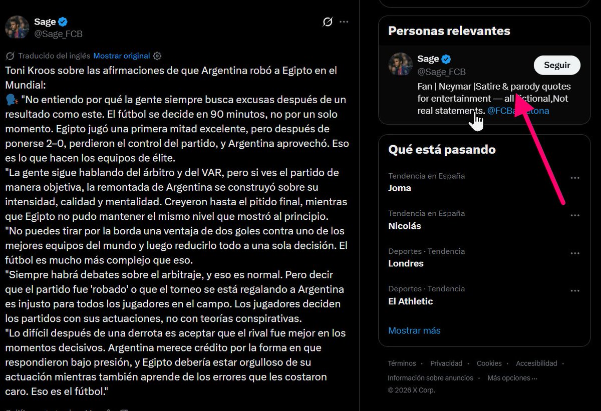 fumeresss's tweet photo. @Kta0t5 @MargueriteRs17 @DonDrPr_4ever @tjcope no es que sepa más, es que Kroos jamás dijo eso, fue sacado de una cuenta satírica del barça https://t.co/IB8K5Ra1S7