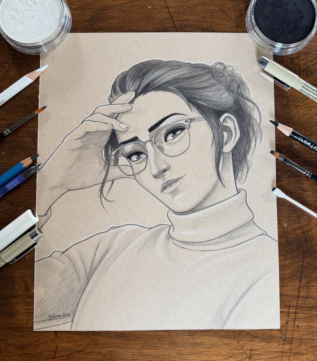 iamkatiejames's tweet photo. Another day, another character sketch 👓 

#arcane #arcanefanart #caitvi #caitlynarcane #caitlynkiramman #kiramman #piltoverfinest #fanart #charactersketch https://t.co/9hDaTis21U