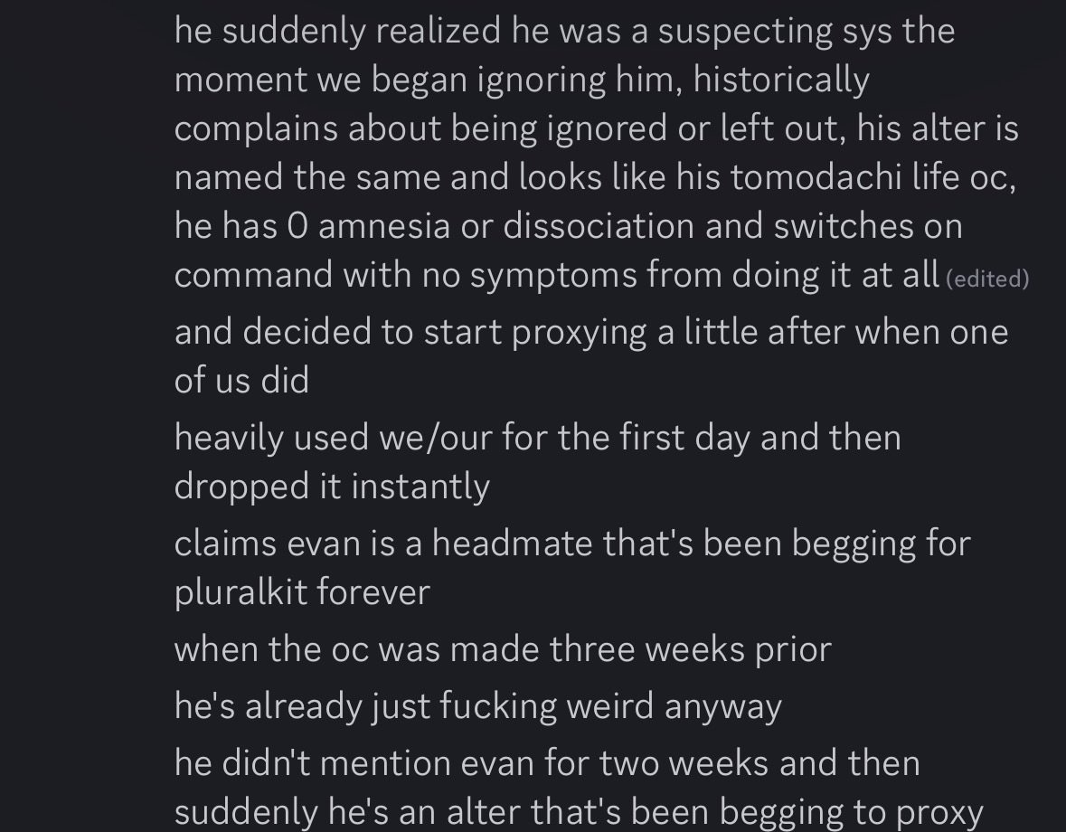 deadacc0103's tweet photo. WHY SAILOR LEFT: Sailor has been claiming the team has been ableist towards it , what happened is Sailor fakeclaimed a 15 year old system &amp; we told it that this behavior is unprofessional. Sailor then left &amp; made posts calling us ableist. (1/14 https://t.co/vqdeM5tlFK