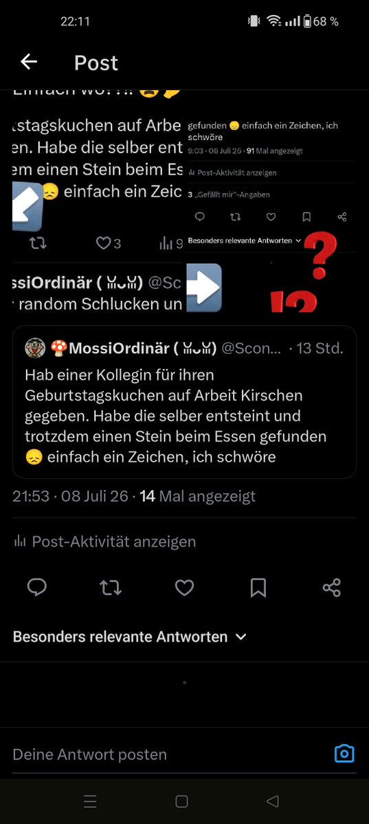 SconeVoyage's tweet photo. @Rekrut_K Es ist so wild 😩 in der timeline seh ich dich, aber direkt unterm tweet seh ich nüscht. https://t.co/HVMP05fPOK