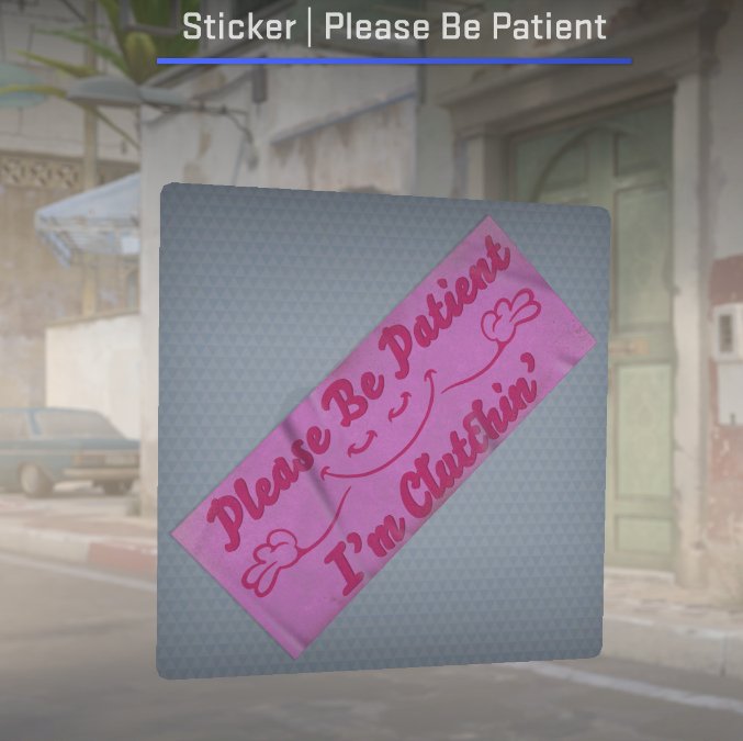 onetoxic342's tweet photo. 2 stickers accepted today, WHAT A DAY TO BE ALIVE, THANK YOU @CounterStrike 
More stuff to come in future! 💚🙏🏻🍀 https://t.co/MDUwTOZdAm