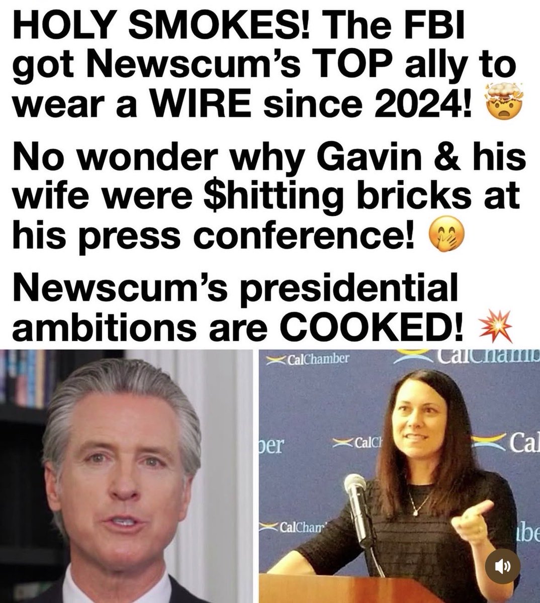 cherkraze's tweet photo. @GavinNewsom Why are you not in jail yet? https://t.co/KYFOvK8MoZ