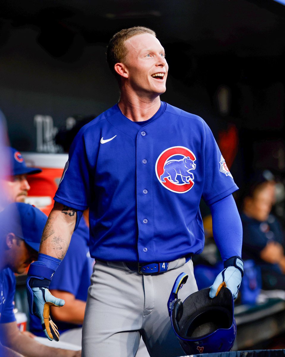 Cubs's tweet photo. how it feels having pca on your baseball team. https://t.co/6eUXi8lp4M
