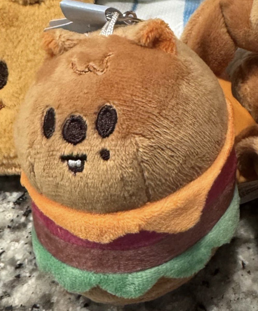 shoyoskz's tweet photo. skzoo keyring hamburgers NA ver. being sale at the skzoo eaatw pop-up in dallas https://t.co/uP8SxUuYkl