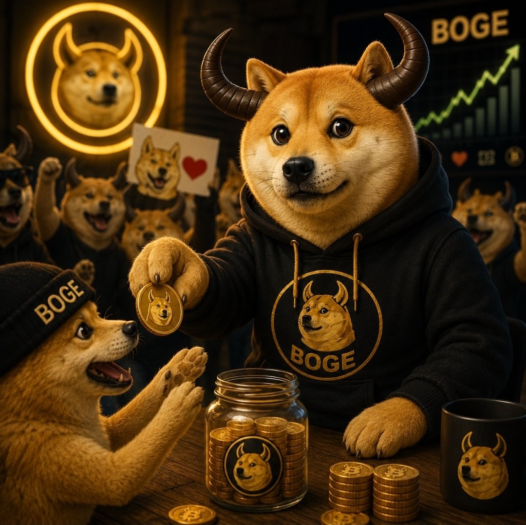 KingMaxFreedom's tweet photo. Before "wen moon," there were memes.
Before charts, there was tipping.

Leadership is bringing that culture back with random $BOGE tips for creators and community members. Make us laugh with a meme, video, or bring the vibes being active, however it happens, much fun!

BOGE is here to return to the roots just like where it all started with @BillyM2k and DOGE. 🐕🐂
