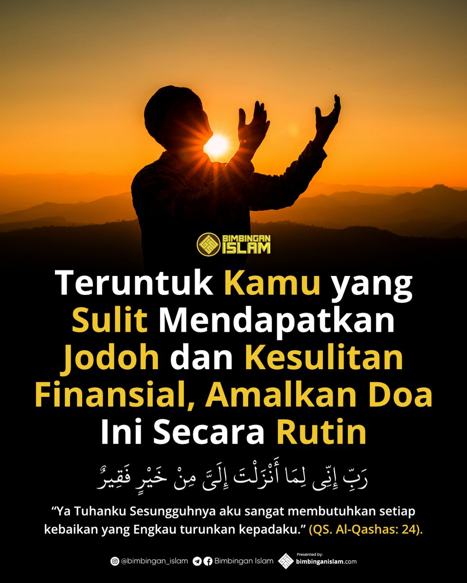 bimbingan_islam's tweet photo. Kadang kita bingung harus berdoa apa. Masalah banyak. Keinginan juga banyak. Tapi lisan terasa kaku untuk menyebutkannya satu per satu. https://t.co/RDtGSkWL7X