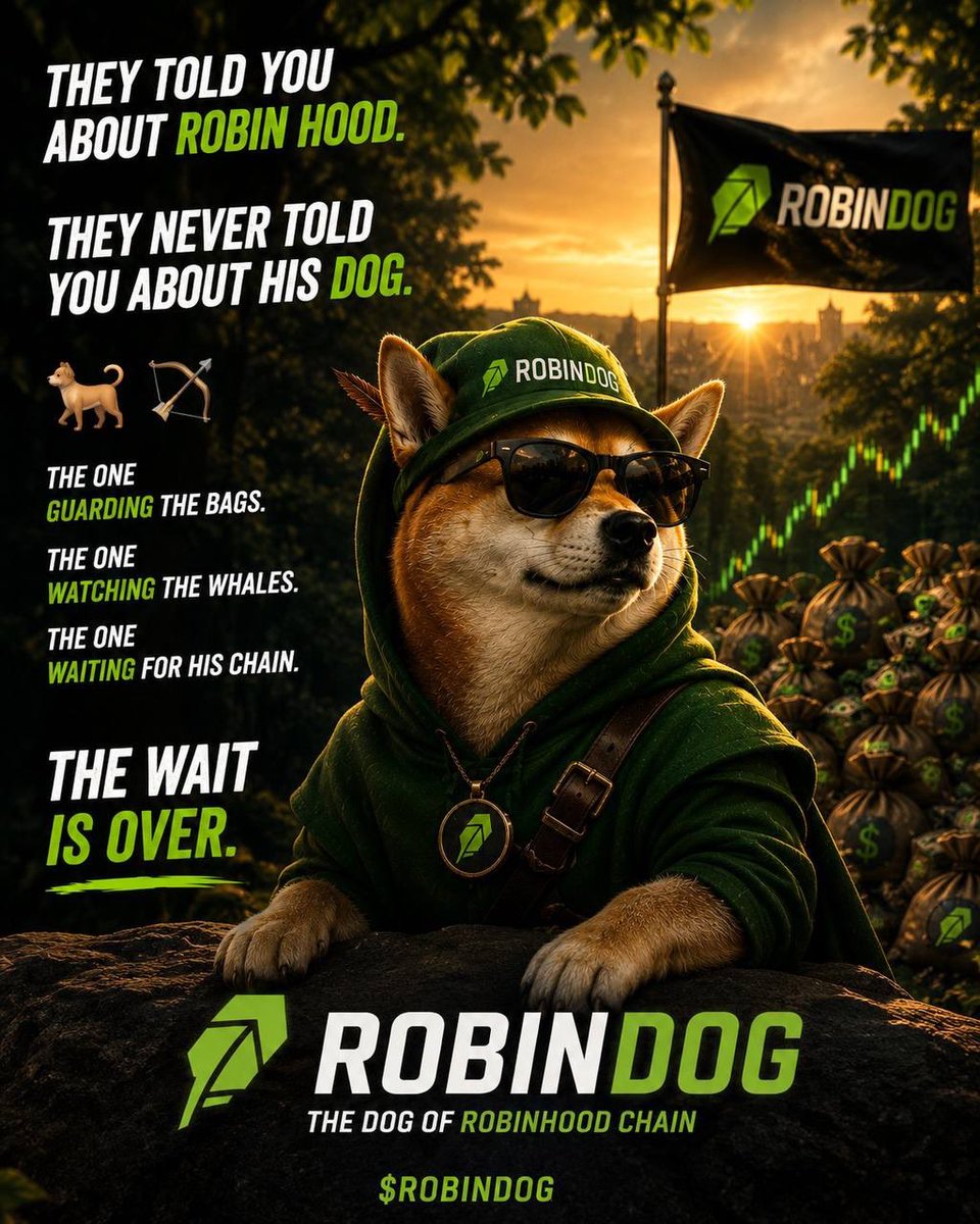 Ella_Crypthq's tweet photo. @3orovik Check out ROBIDOG on ROBINHOOD!!

the hood is only getting started, and it is in the perfect position to run with it.

0x11ec82fB4F0bcC60915c1ED25390406b7e8a0F07 https://t.co/tvwdWamNPZ