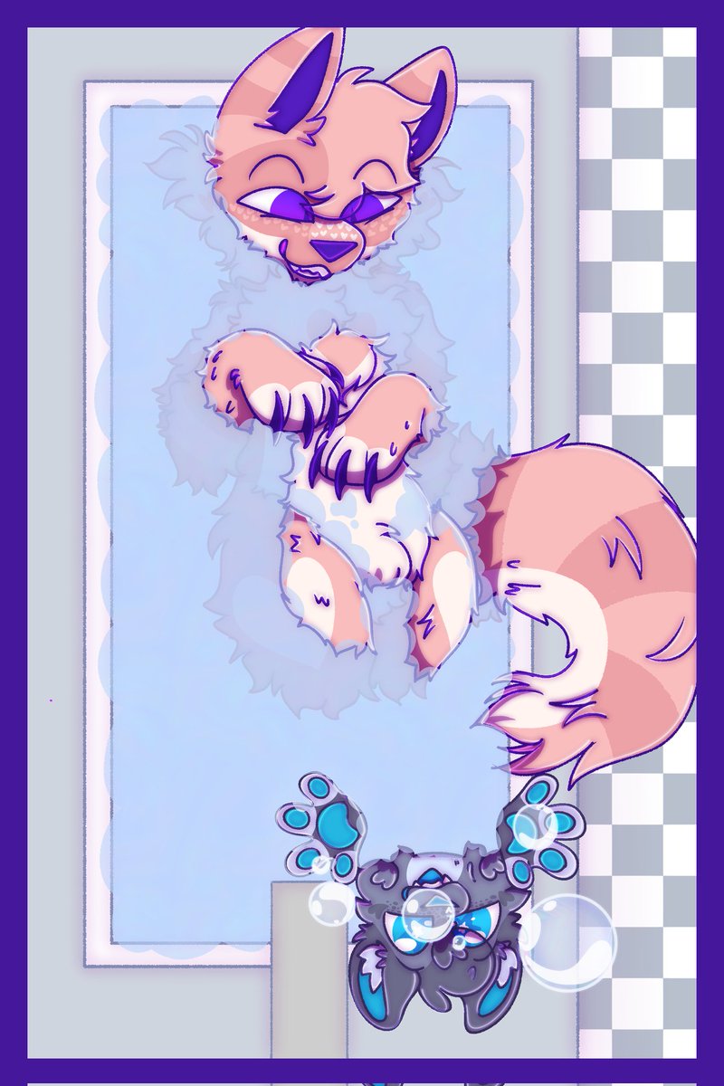 zimneedslove's tweet photo. I really do have a way of dying lol

#nikocomic #withoutyouimnothing #grooming #bath #wolf #redpanda https://t.co/T2Os1v5n8C