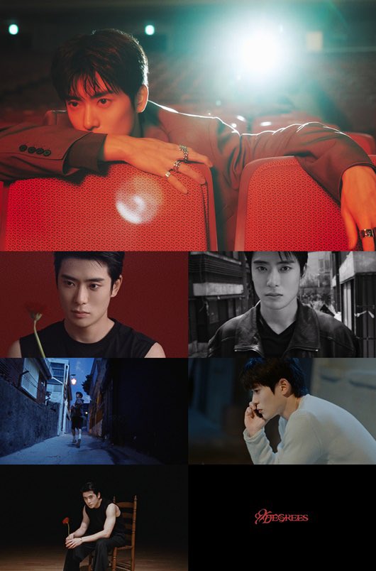 jaehyuncharts's tweet photo. JAEHYUN reveals music video teaser for new single ‘99 Degrees’

https://t.co/gswQJcrBFJ

The teaser shows contrasting scenes of Jaehyun performing on stage with moments of him wandering the streets and enjoying a comfortable everyday life. It also offers a small preview of the song’s gentle vocals.

The music video follows Jaehyun as he revisits the past and places filled with memories including a theatre and a studio. It shows his journey of letting go of chasing perfection while embracing his imperfections and moving forward.

Co-written and co-composed by Jaehyun ‘99 Degrees’ is a ballad that opens with a delicate piano melody. The song compared 99 degrees as one degree short to the 100 degrees needed to reach a complete boiling as a metaphor for imperfection and expresses a love that is completed through another person. 

#JAEHYUN #재현