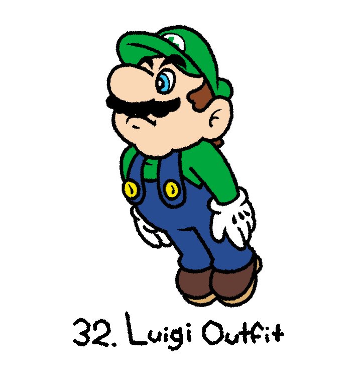Igny1607's tweet photo. Day 32: Luigi Outfit https://t.co/W48AyvvQ69