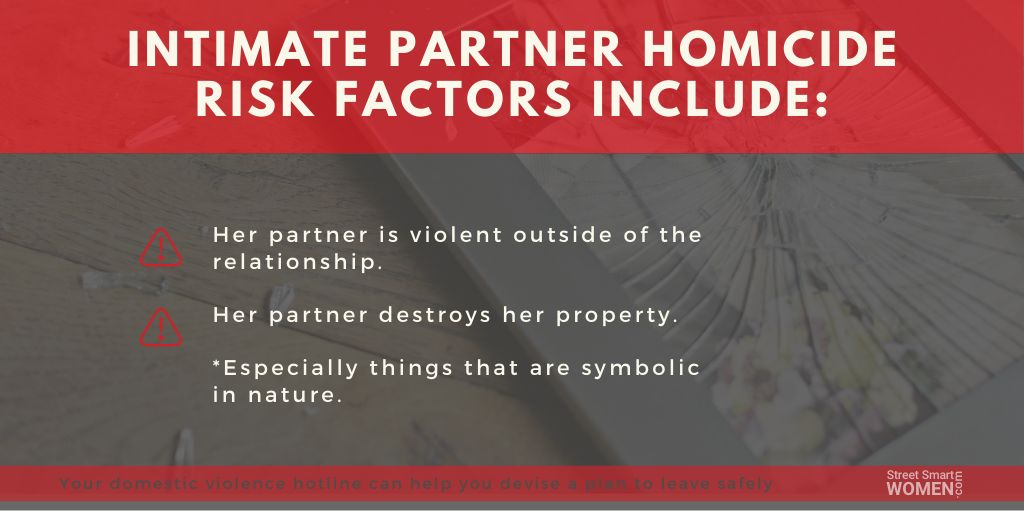 SSWomen_'s tweet photo. An abusive partner who threatens and destroys 'symbolic' things = an increased risk factor for intimate partner homicide #IPV https://t.co/TjnNwYBamQ