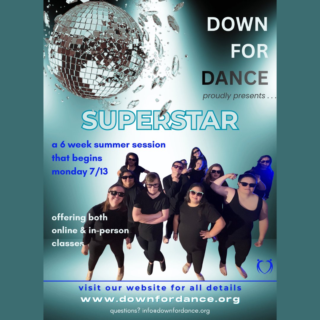 DownSyndromeLA's tweet photo. 🎨💃 Join Down For Dance's 6-Week National Virtual Arts Program beginning July 13, 2026!
Inclusive dance, art, and yoga classes for individuals of all abilities, ages 7+ (6-year-olds considered individually).
Learn more and register at https://t.co/9xpcm4MFVa. https://t.co/kWZuH1TQio