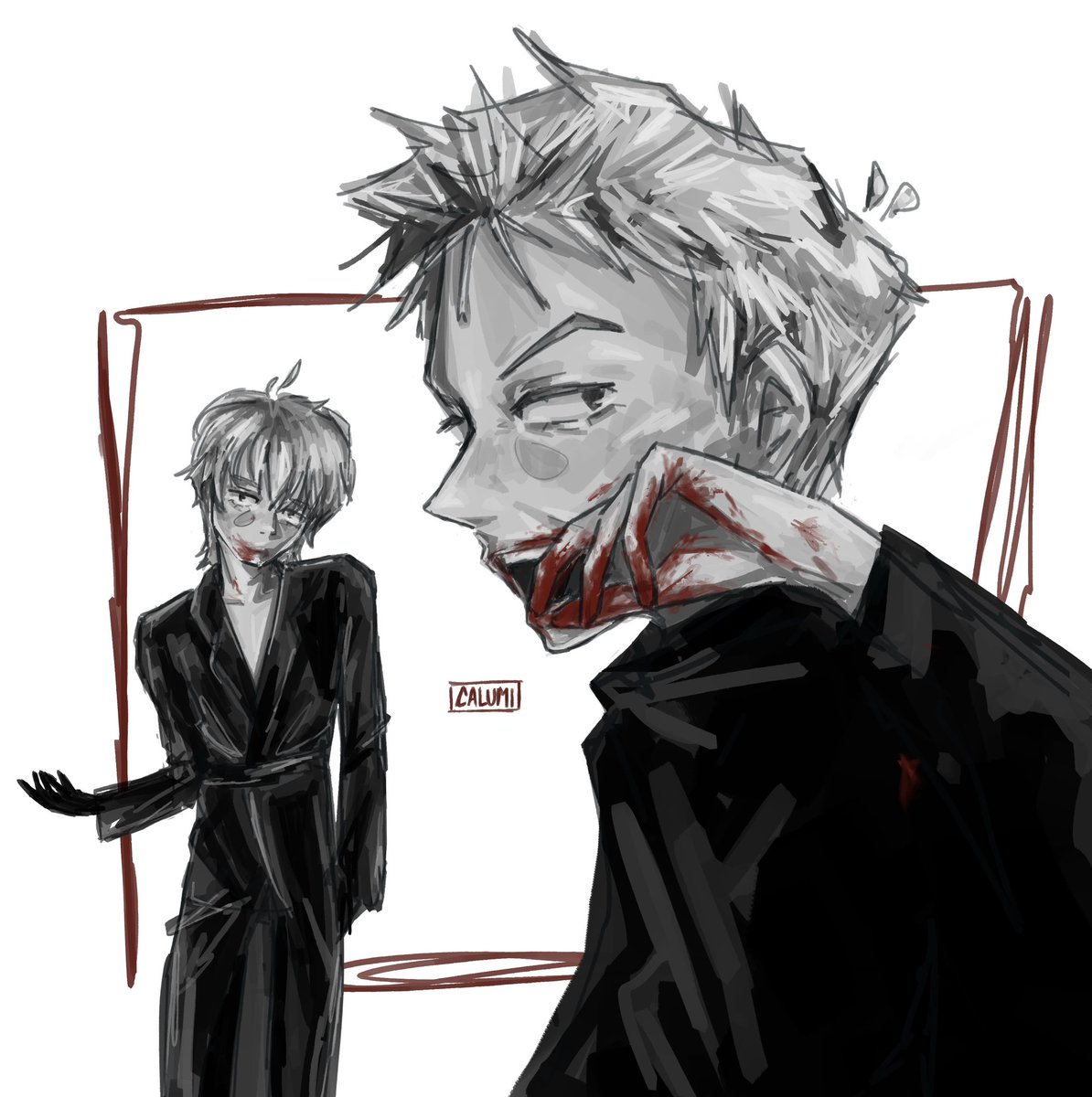 ycccalumi's tweet photo. martin + james vampire au ! 🩸🩸   #marjames #틴젯 https://t.co/9m8WyPnaoq