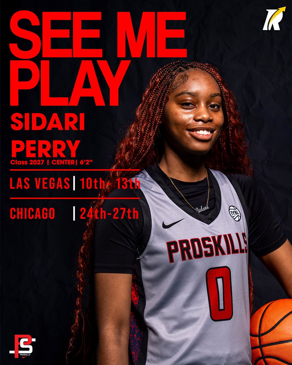 Revocruit's tweet photo. Sidari Perry is set for a big July on the EYBL circuit.

The Maryland Eastern Shore commit enters the NCAA live periods looking to build on an outstanding summer, bringing experience, leadership, and a high-level skill set to one of the premier stages in grassroots basketball.

📍 Las Vegas: July 10–13
📍 Chicago: July 24–27