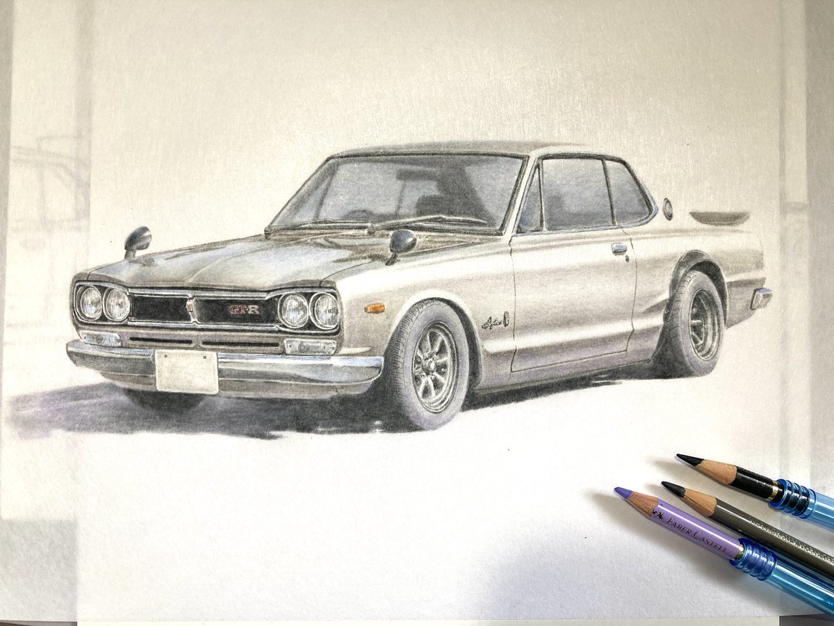 shin_iroenpitsu's tweet photo. 絵を描く資料に写真撮らせてください(板金屋や伝で知った車愛好家宅へ)
車の絵を描いてるので飾ってくれませんか(カーディーラー)
旧車イベでイラスト路上販売

ネット、SNSの時代に何も役に立たないイラストレーターになった道のり https://t.co/G7vXAJOOQ2