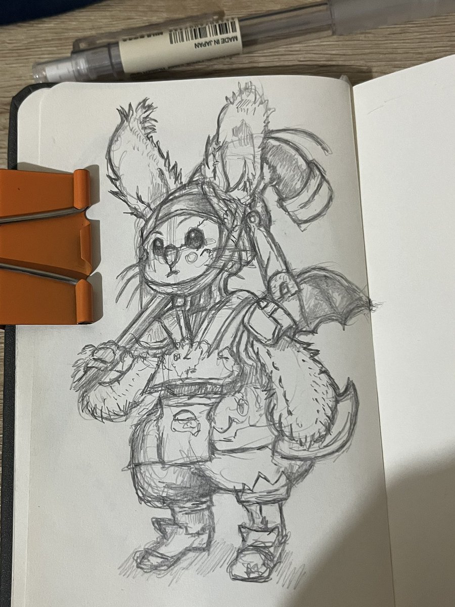 kldesign011's tweet photo. Another moogle drawing kupo kupo. #finalfantasy #moogle #pencildrawing #traditionalart #supportartists #artistofbluesky https://t.co/ves6dIgUaz